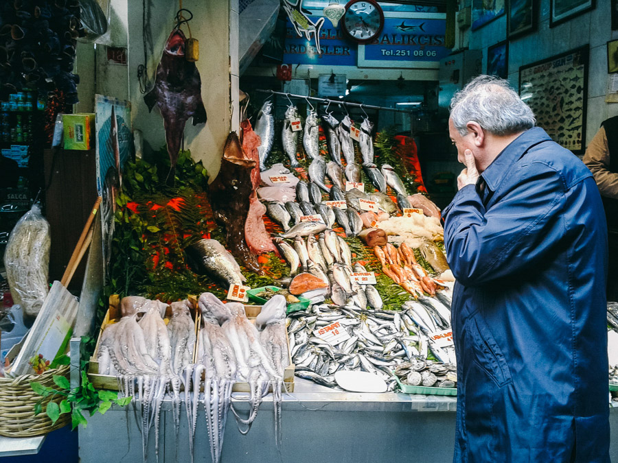 рыбный рынок в стамбуле